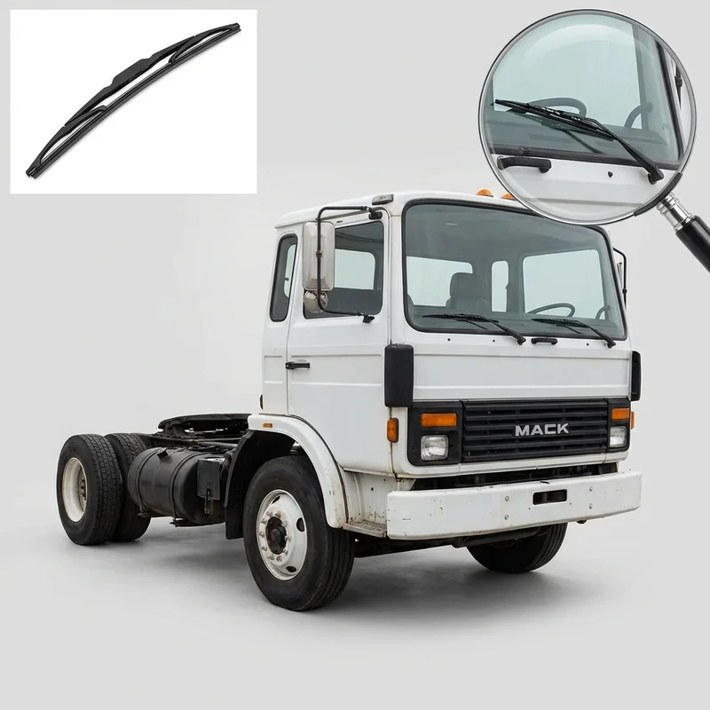 Passenger Side Wiper Blade for Mack CS300T Mid-Liner (1986 - 1997) - 1